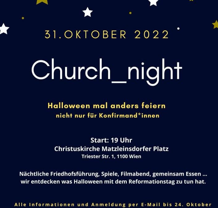 Christuskirche: Church_night