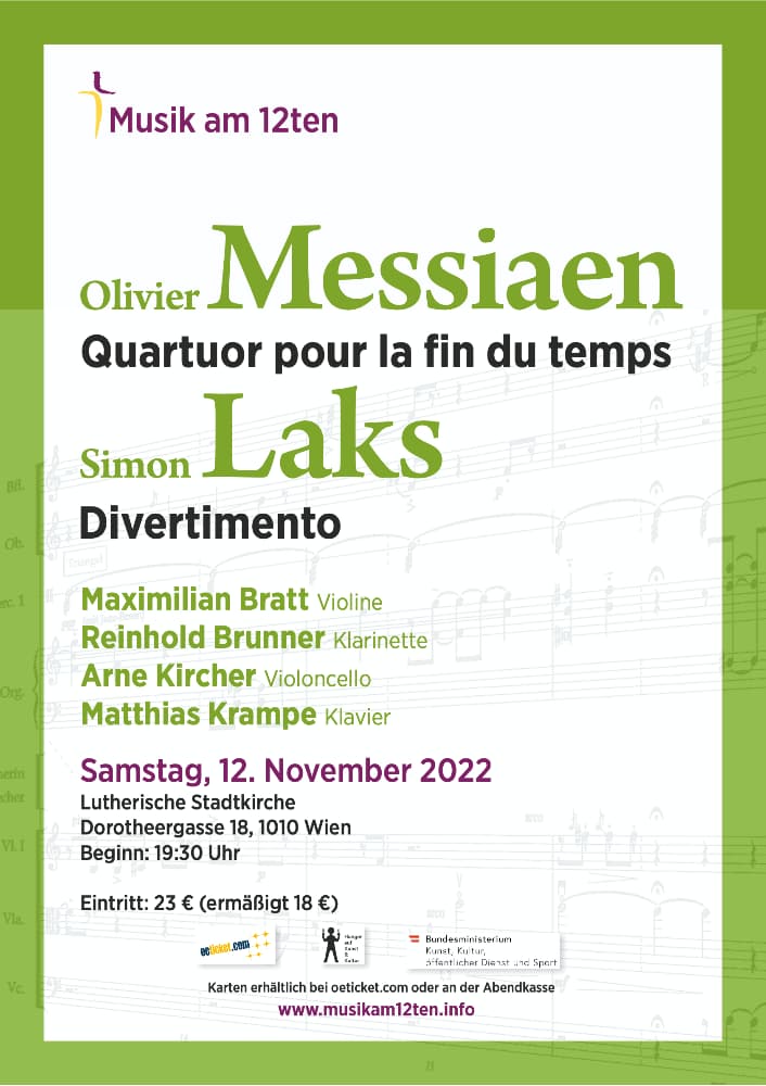 Musik am 12ten Messiaen und Laks