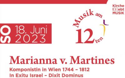 Musik am 12ten – Marianna v. Martines