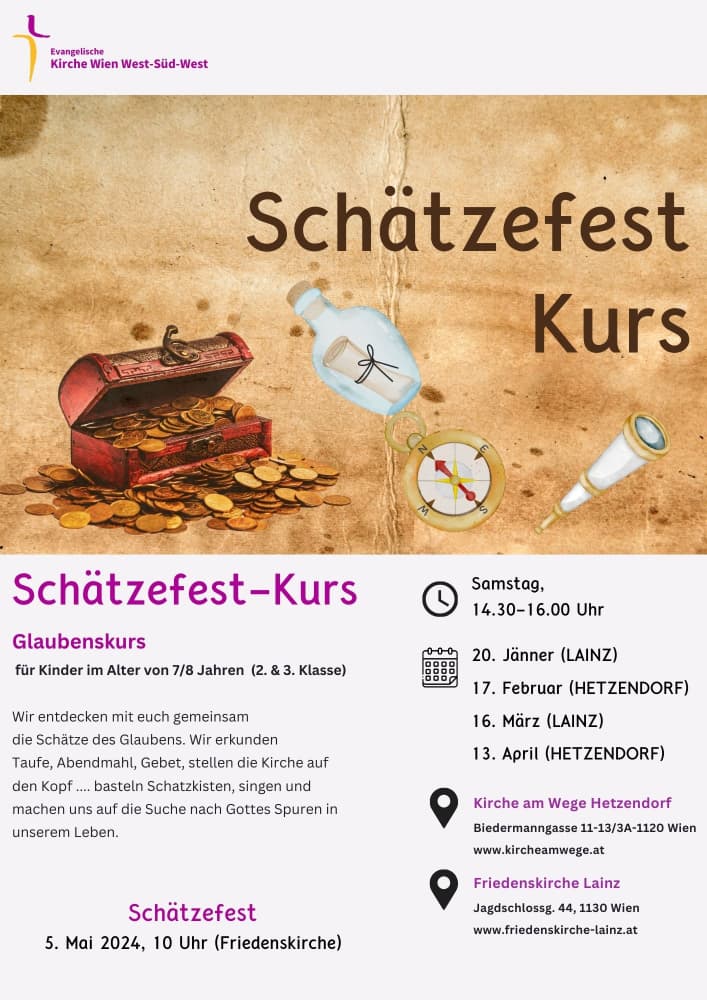 Schätzefest-Kurs, 17.2.2024, 16.3.2024, 13.4.2024