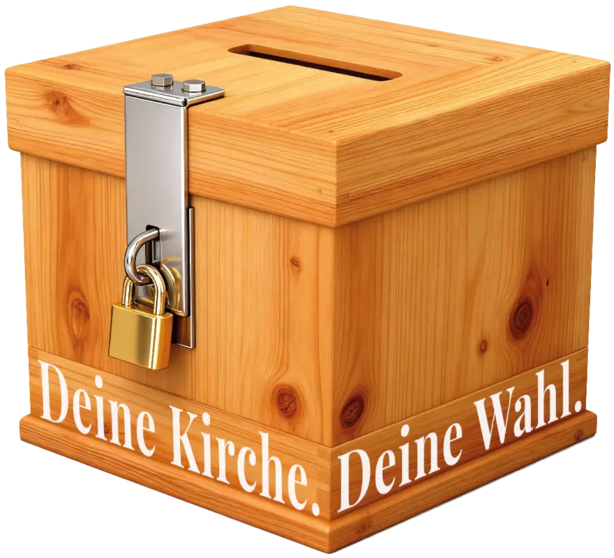 Deine Kirche. Deine Wahl. Urne_1 Wahlurne